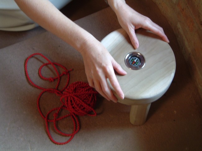 kaftori voices echoes... detail compass stool